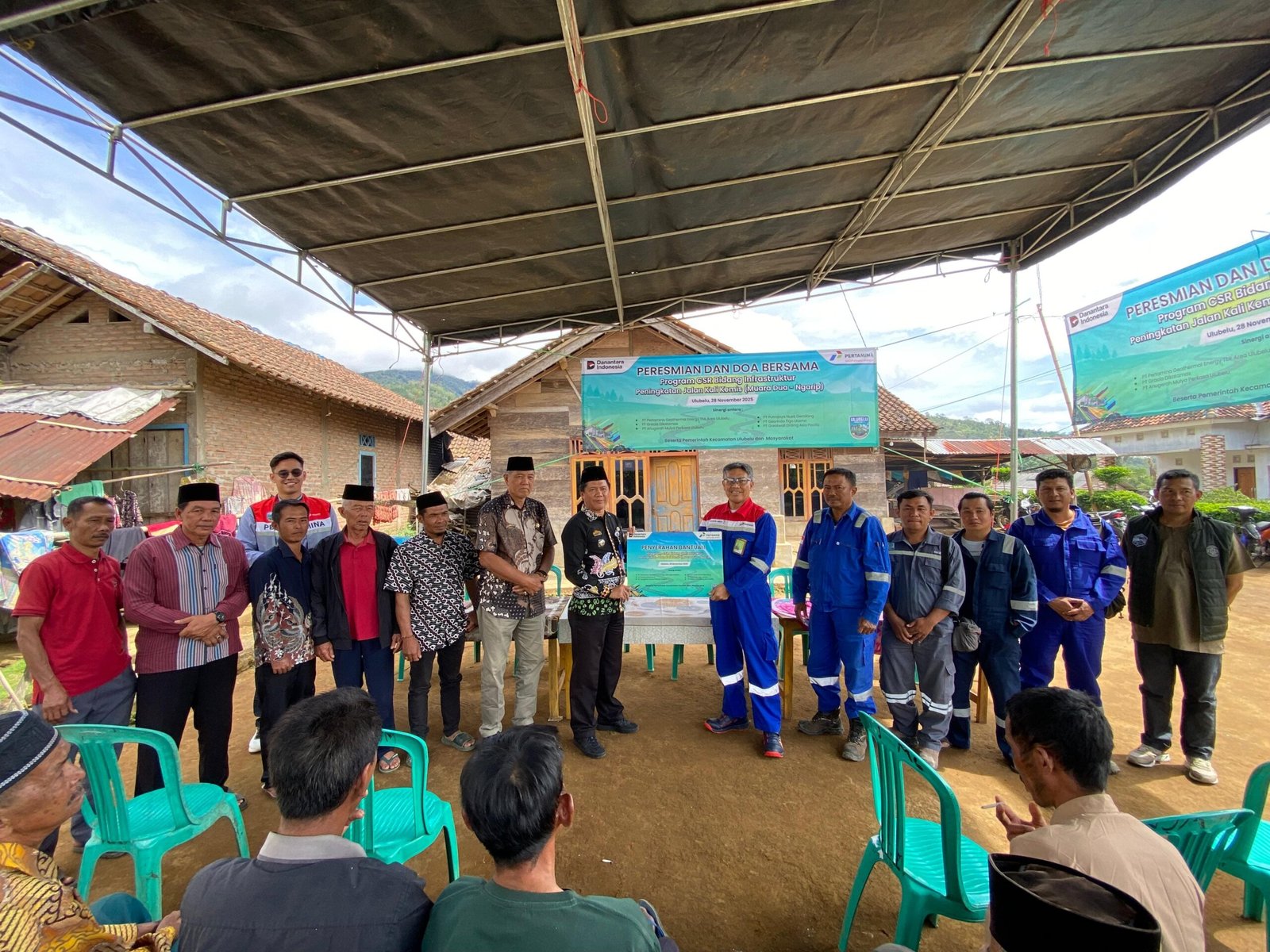 PGE Area Ulubelu Bangun Infrastruktur Hijau, Jalan Kali Kemis Resmi ...